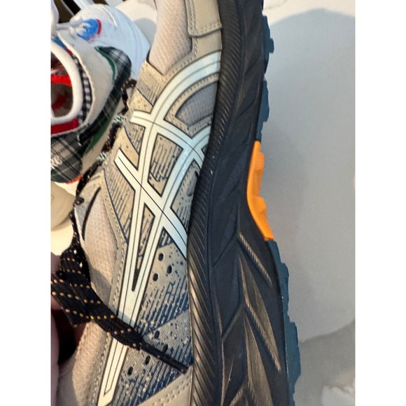 Asics Gel-Venture 9 Mens Trail Running Shoes Grey Black Orange Size 12 - Picture 8 of 10